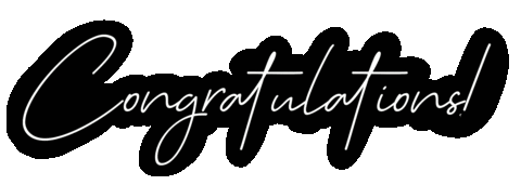 Congratulations Congrats Sticker by Paul & Nanda