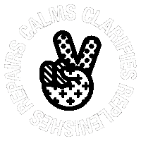 Happy Peace Out Sticker by peaceoutskincare