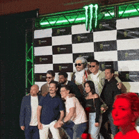 Posing Monster Energy GIF