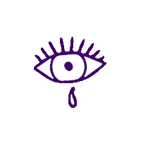 Sad Heart Sticker by CATALINA ESTRADA
