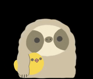 GreedyPnut hehe sloth 偷笑 greedypnut GIF