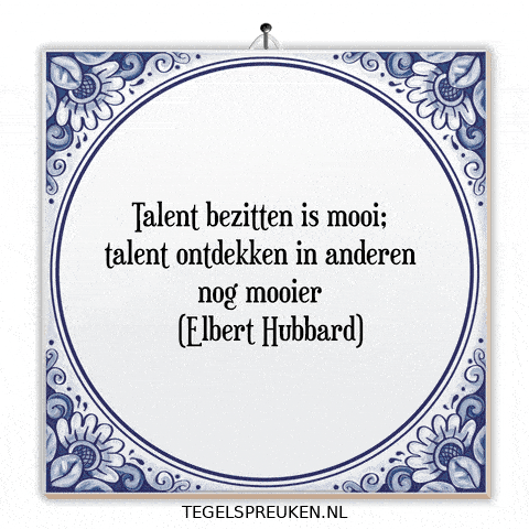Talent Wijsheid GIF by Tegelspreuken.nl