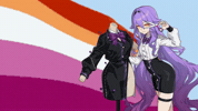 Magical Girl Flag GIF