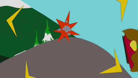 explosion flying GIF by South Park 