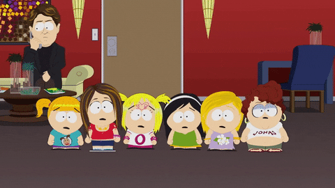 group chanting GIF by South Park 
