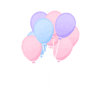 Balloons Moving Sticker by Azzaro Official