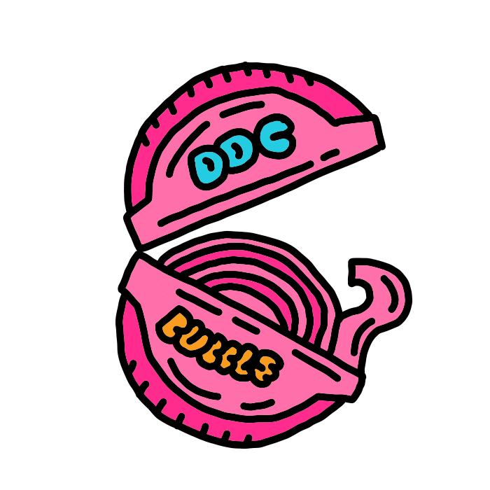 bubblegum dealerpalooza Sticker by Jamie Tam