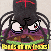 Trick Or Treat Halloween GIF by TeaCosyFolk