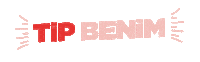 Tipgenelmerkez tip tipbenim Sticker