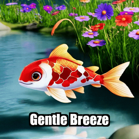 Koi Fish Stream GIF by TheConfishius