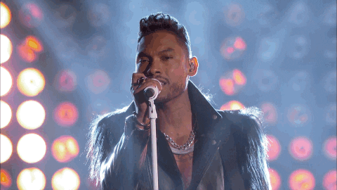 miguel singing GIF by BET Awards