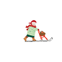 Snow Winter Sticker by Piirre