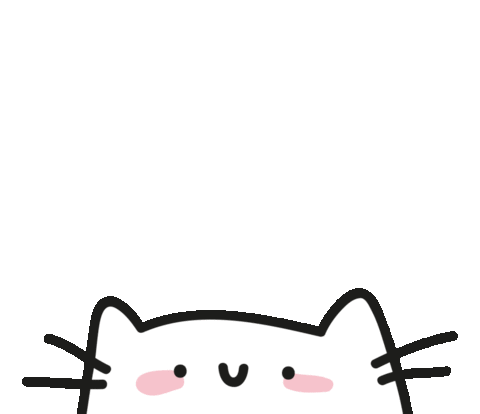 Happy Cat Sticker by TeaBag