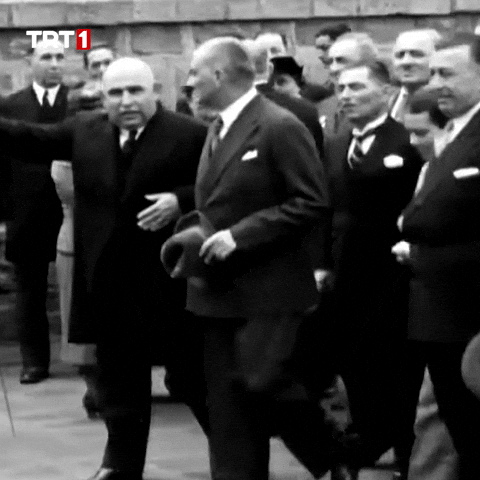 Mustafa Kemal Ataturk Walk GIF by TRT