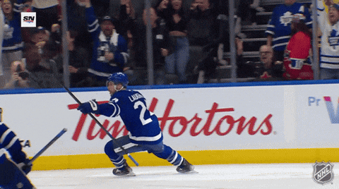Toronto Maple Leafs Smile GIF by NHL