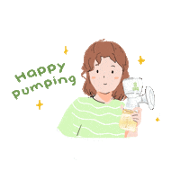 Pumping Breastpump Sticker by MOM UUNG