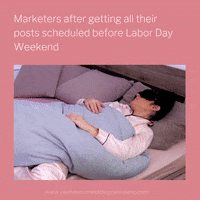 corridor marketing sleep weekend social media GIF
