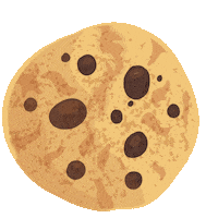 Chocolate Chip Cookie Sticker by Mad Men Marketing