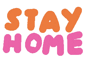 Stay Home Sticker by The Forest Mori
