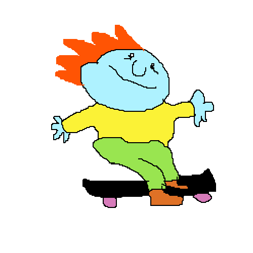 triplebummer skateboarding skateboard push skater Sticker