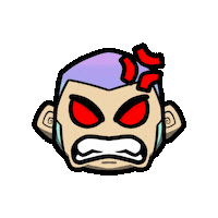 Angry Monke Sticker
