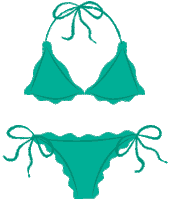 PioggiaDiMare beach bikini swimwear pioggia Sticker