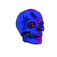 Skull Share Sticker