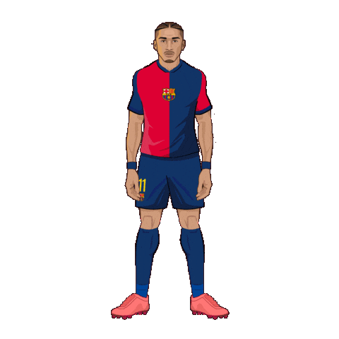 Fc Barcelona Football Sticker by SportsManias