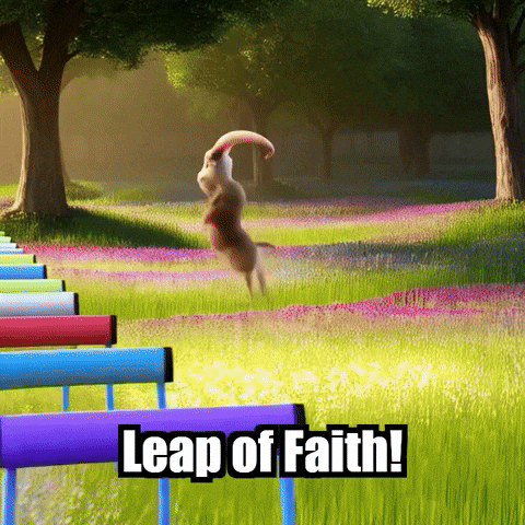 Leap Of Faith Parkour GIF by Radiantelope