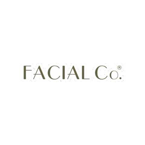 FACIALCOMPANY green skincare natural facial Sticker