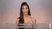 Studying Kim Kardashian GIF by E!