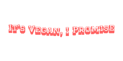 Vegan I Promise Sticker by Jennifer Greenhill