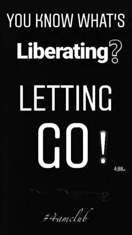 Liberating Let Go GIF by Dr. Donna Thomas Rodgers