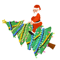 Christmas Tree Fun Sticker by circusplenus