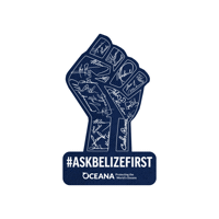 OceanaInBelize oceana signthepetition oceanabelize askbelizefirst Sticker