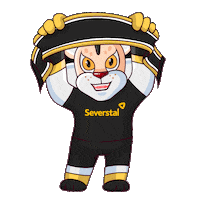 Hockey Mascot Sticker by Severstal HC