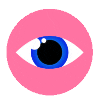 Looking Blue Eye Sticker