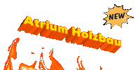 Atrium Holzbau Sticker by Atrium