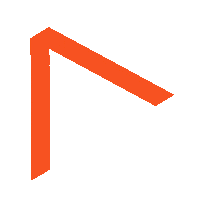 Arrow Orange Sticker by Devexperts