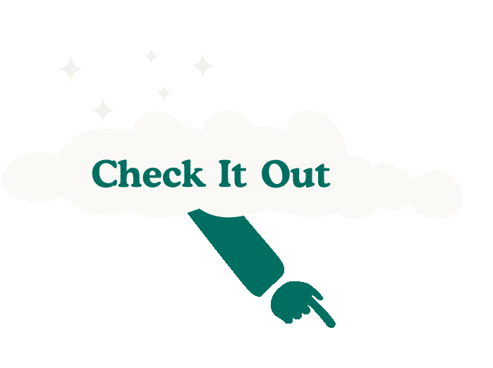 Check Out Sticker by Friend Jen & Co