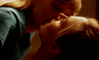 lesbians kiss GIF