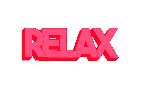 Relax Relaxing Sticker