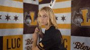 Loyola Softball GIF by LoyolaRamblers