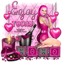 Anaterium pink sexy chocolate kisses GIF