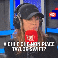 Taylor Swift GIF by RDS 100% Grandi Successi
