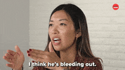 Blood Bleeding GIF by BuzzFeed
