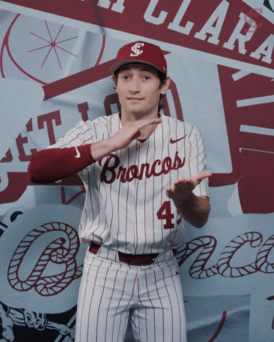Bronco Baseball GIF by Santa Clara Broncos