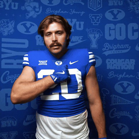 College Football Go Cougs GIF by BYU Cougars