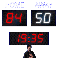 50 Away Sticker