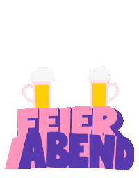 Party Bier Sticker